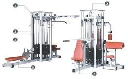 1 기능적 다기능 스미스 기계 3800*3900*2350mm의 OEM 8